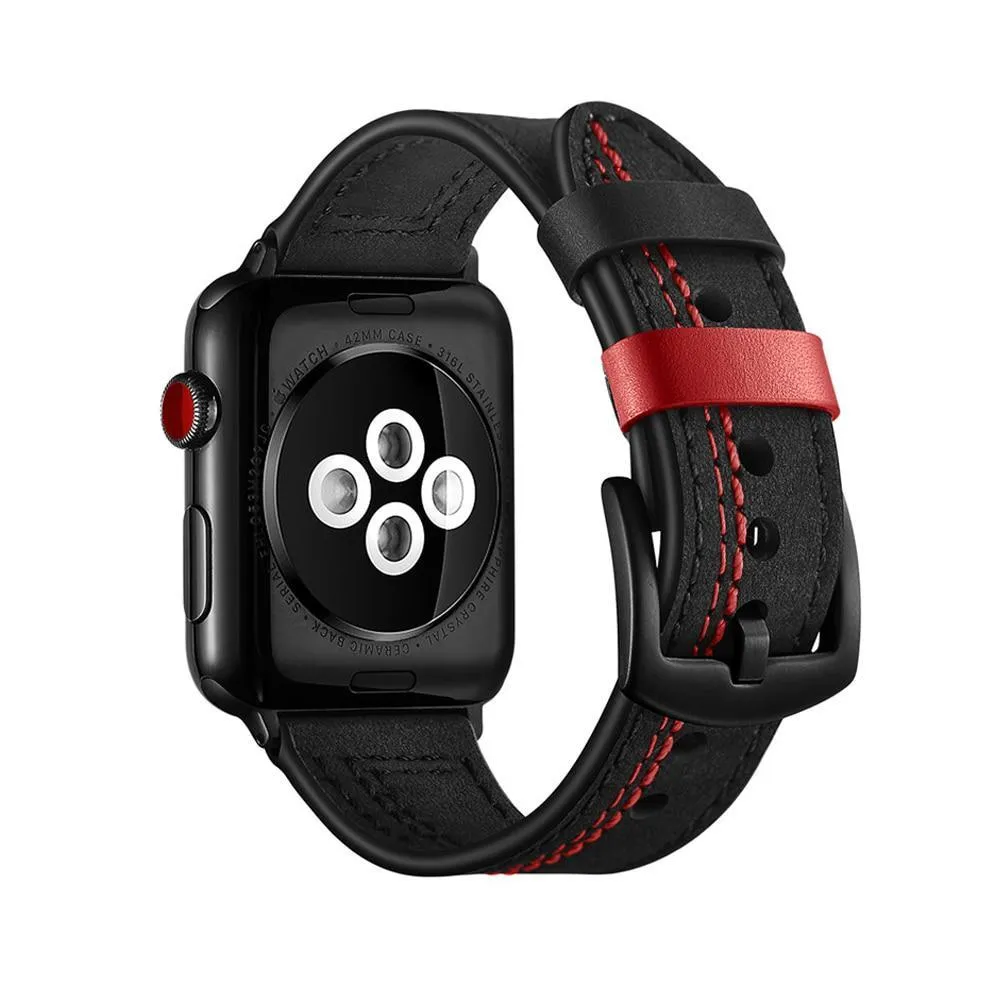 Apple Watch Band Strap Premium Leather Watchband Bracelet Series