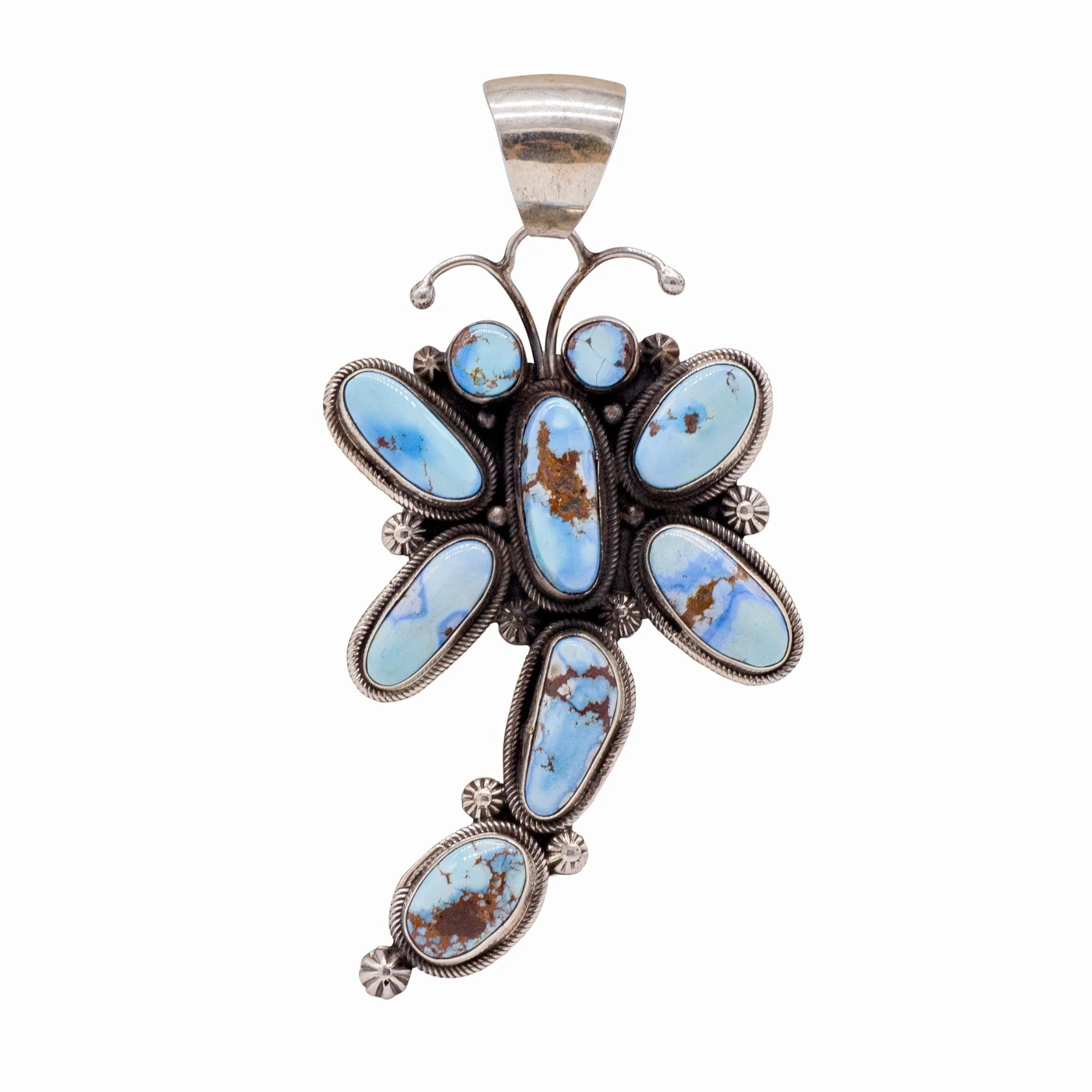 Golden Hills Turquoise Pendant | B. Johnson