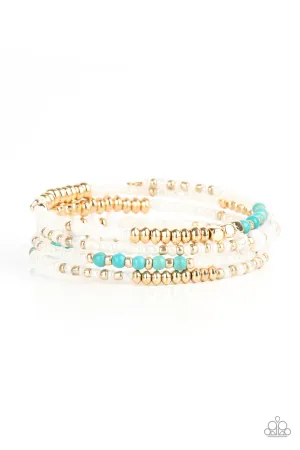 Infinitely Dreamy - Gold Bracelet - Paparazzi Accessories