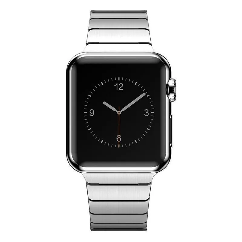 Luxury Stainless Steel Link Bracelet Minimal Band w/ Adapters