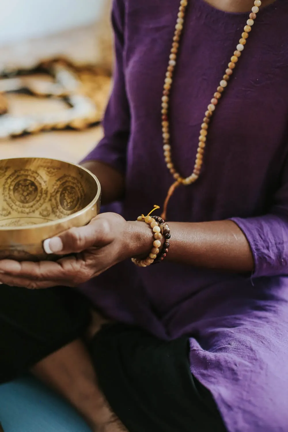 Self-Confidence Yellow Jade Wrist Mala